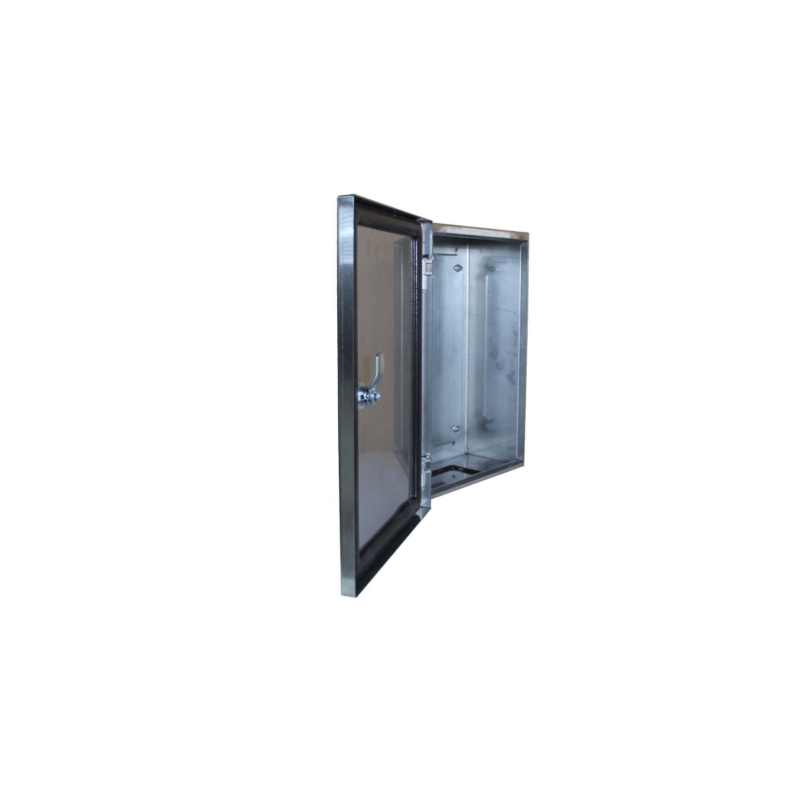 BW t=1,2 AISI 304 (харчова) - (300х250х150) IP66 У1 без панелі, метал. замок