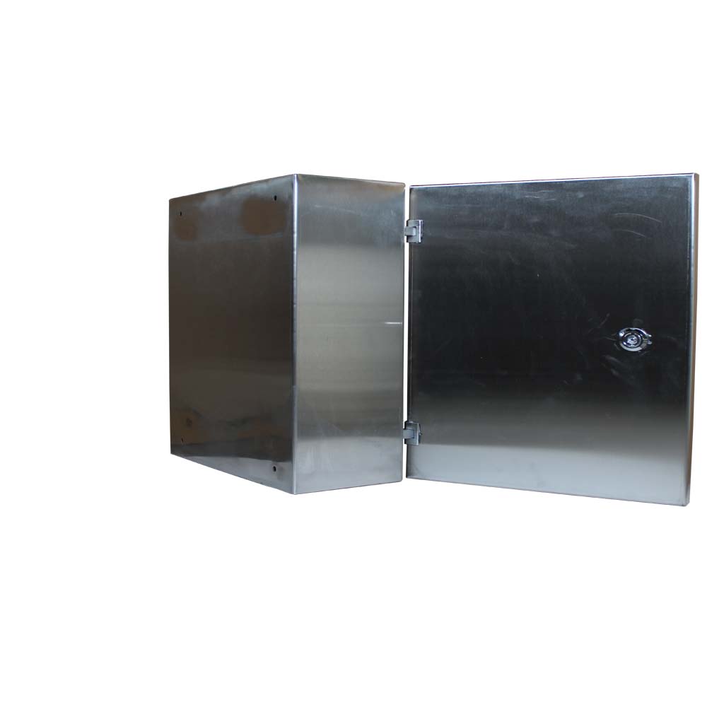 BW t=1,0 AISI 430 (технічна) - (500х500х200) IP66 У1 без панелі, метал. замок