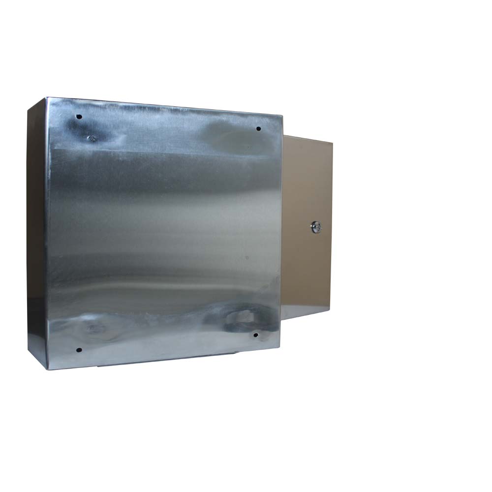 BW t=1,2 AISI 430 (технічна) - (250х250х150) IP66 У1 без панелі, метал. замок