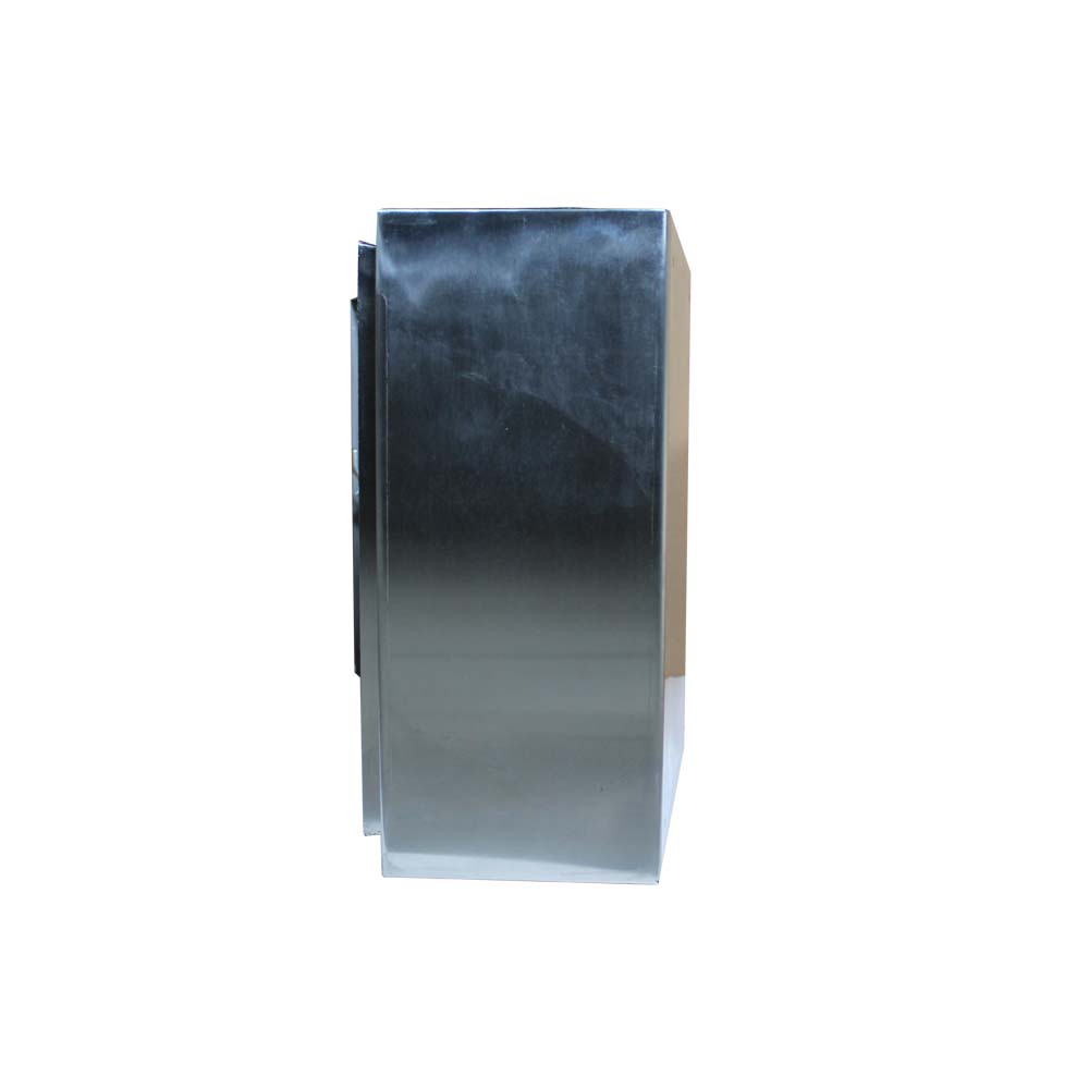BW t=1,5 AISI 304 (харчова) - (300х300х100) IP66 У1 без панелі, метал. замок
