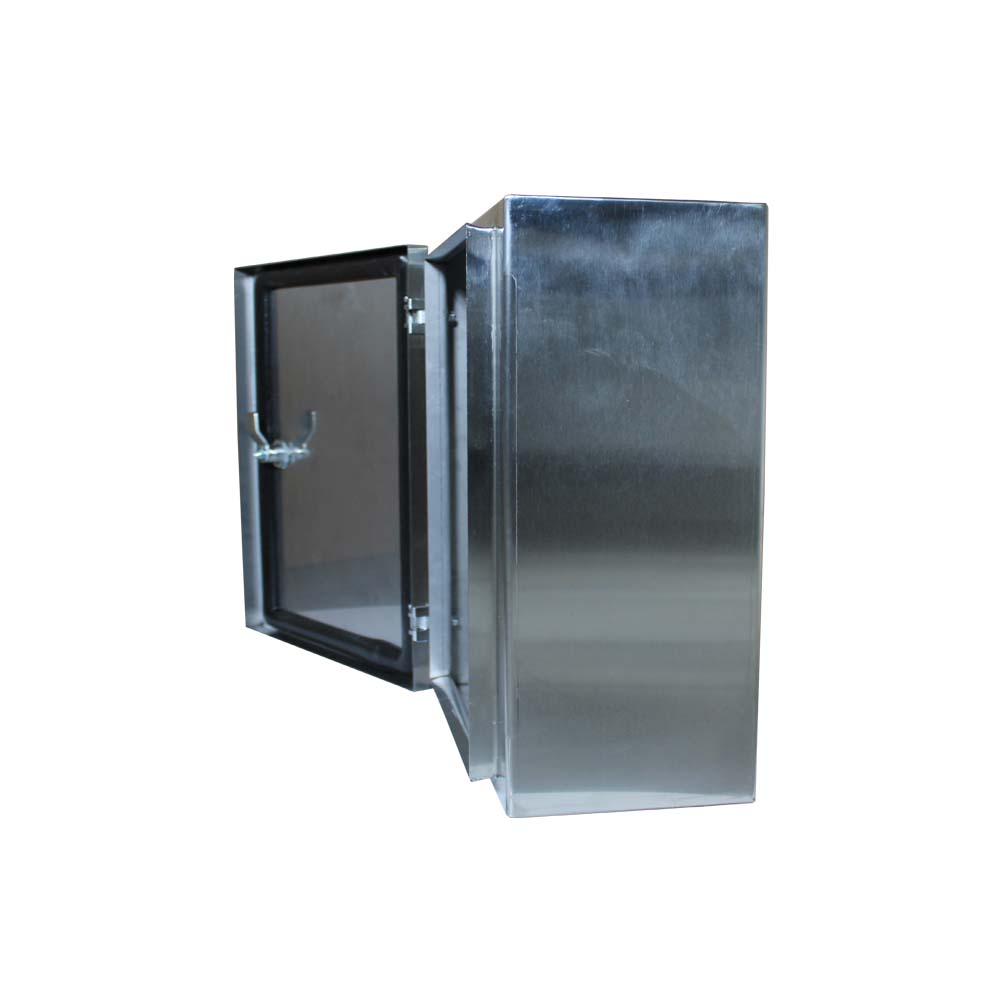 BW t=1,5 AISI 304 (харчова) - (300х300х120) IP66 У1 без панелі, метал. замок