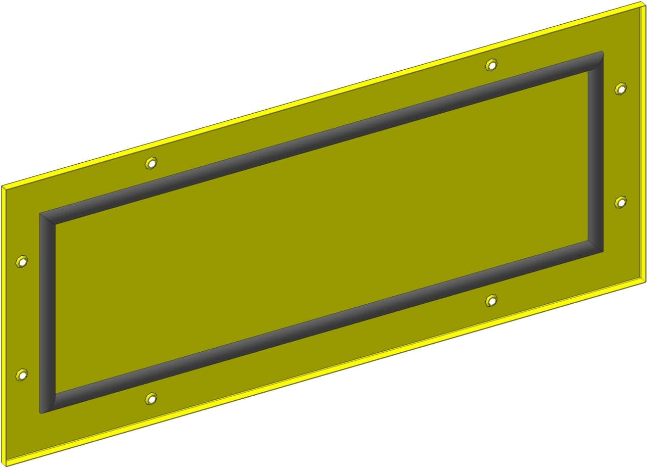 Дно суцільне ШКР 1200х450 (ІР54)